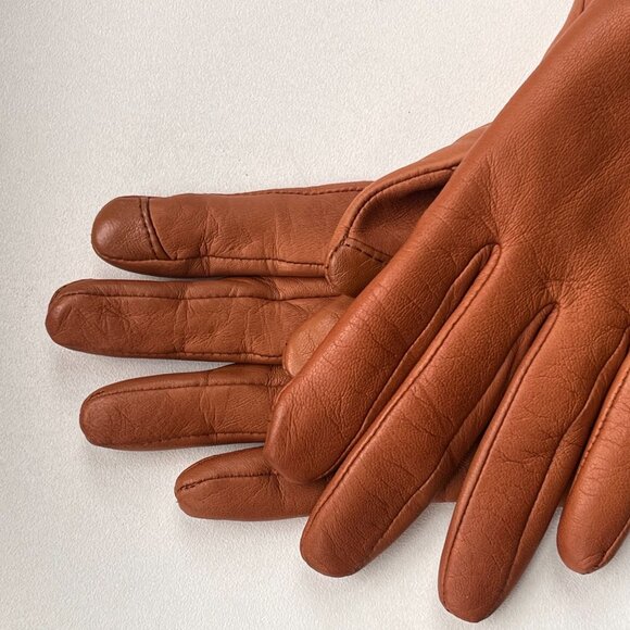 J.Crew Leather Gloves with Wool Lining – Size Small - Picture 5 of 5